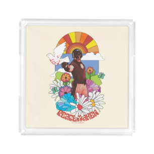 The Suicide Squad Peacemaker Flowers & Sunshine Acrylic Tray
