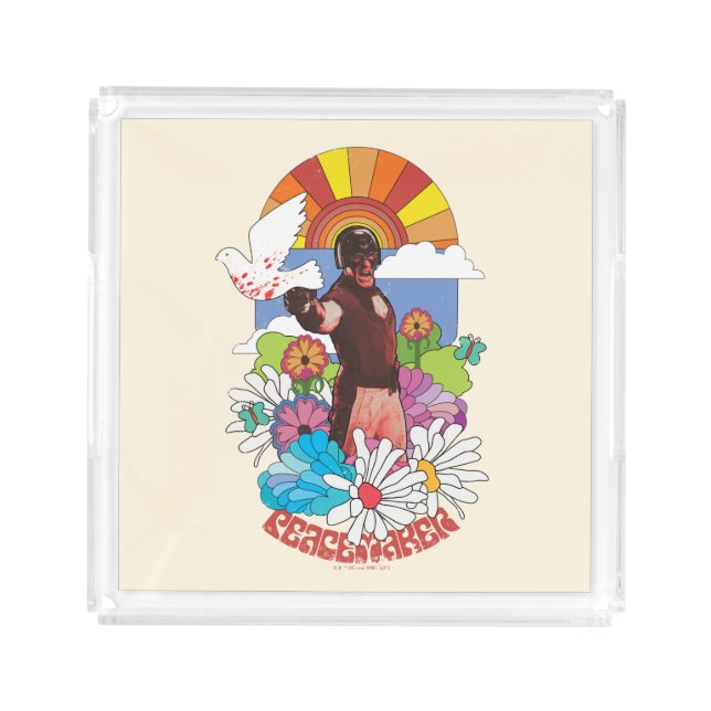 The Suicide Squad | Peacemaker Flowers & Sunshine Acrylic Tray (Front)