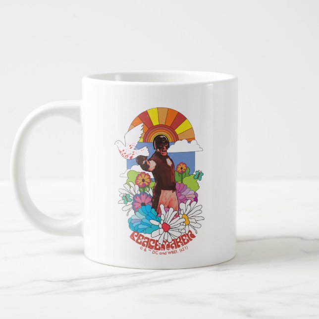 The Suicide Squad | Peacemaker Flowers & Sunshine Giant Coffee Mug (Left)