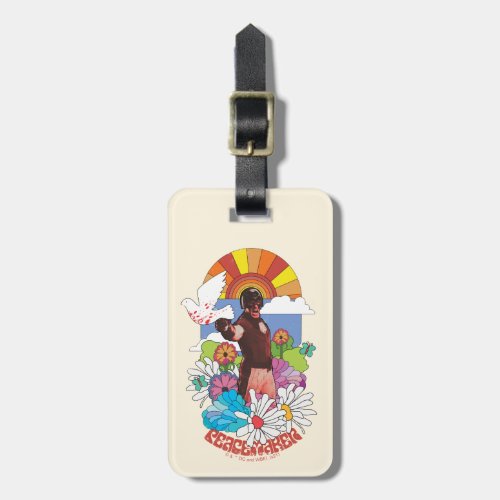 The Suicide Squad  Peacemaker Flowers  Sunshine Luggage Tag