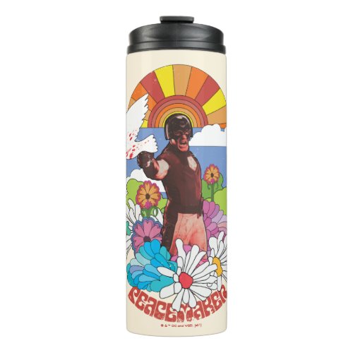The Suicide Squad  Peacemaker Flowers  Sunshine Thermal Tumbler