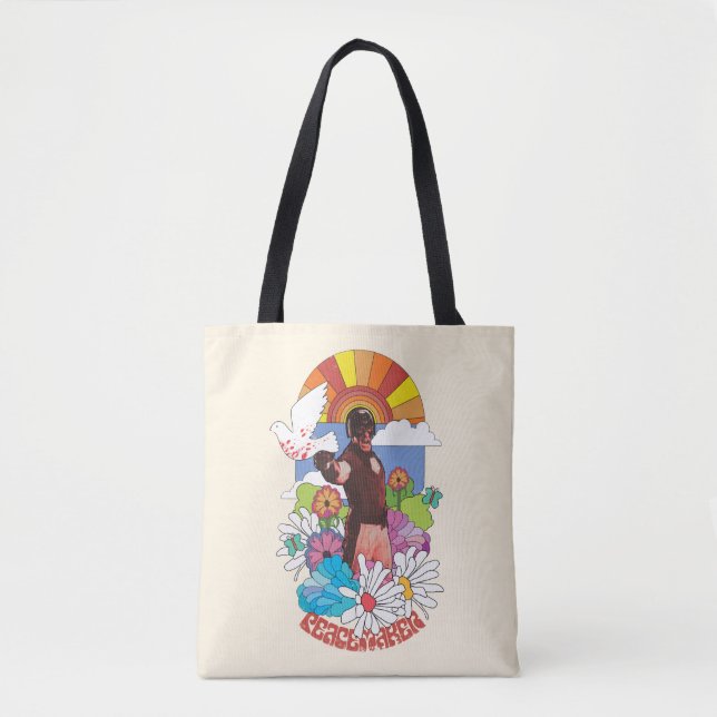 The Suicide Squad | Peacemaker Flowers & Sunshine Tote Bag (Front)