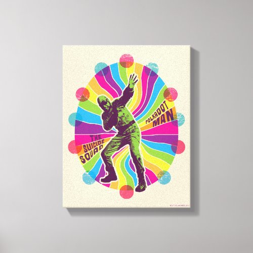 The Suicide Squad  Polka_Dot Man Psychedelic Canvas Print