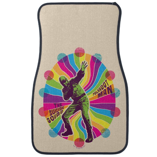 The Suicide Squad | Polka-Dot Man Psychedelic Car Floor Mat (Front)