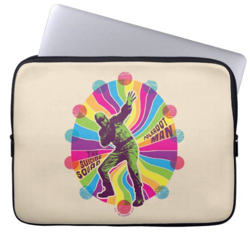 The Suicide Squad  Polka_Dot Man Psychedelic Laptop Sleeve