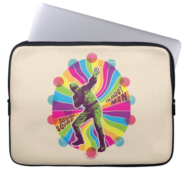 The Suicide Squad | Polka-Dot Man Psychedelic Laptop Sleeve (Front)