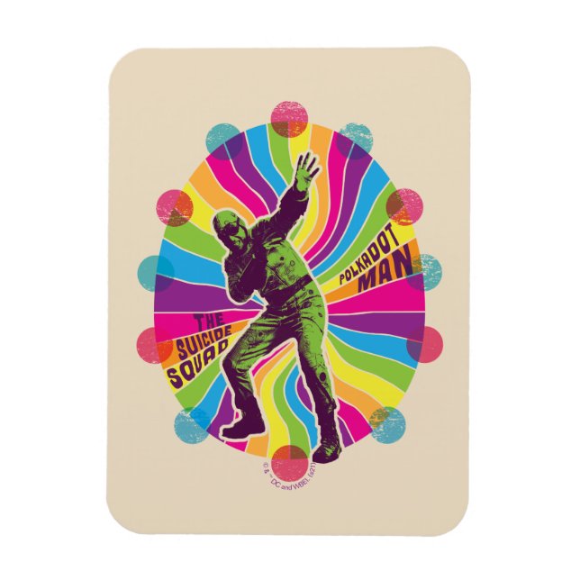 The Suicide Squad | Polka-Dot Man Psychedelic Magnet (Vertical)