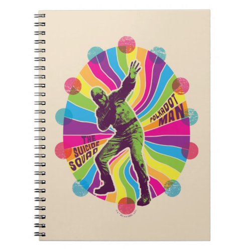 The Suicide Squad  Polka_Dot Man Psychedelic Notebook