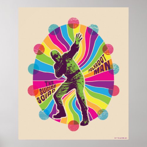 The Suicide Squad  Polka_Dot Man Psychedelic Poster