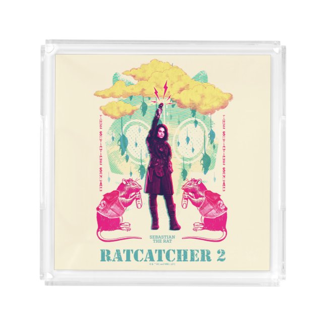 The Suicide Squad | Ratcatcher 2 Illustration Acrylic Tray (Front)