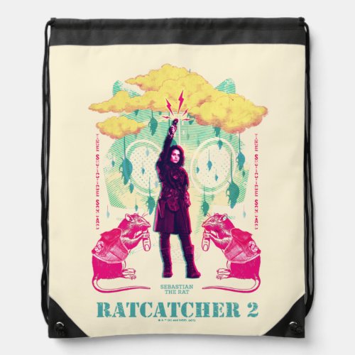 The Suicide Squad  Ratcatcher 2 Illustration Drawstring Bag
