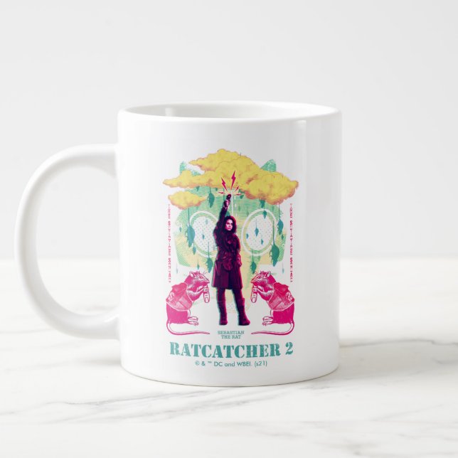 The Suicide Squad | Ratcatcher 2 Illustration Giant Coffee Mug (Left)