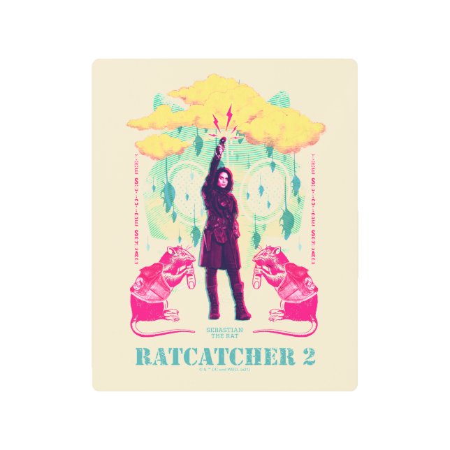 The Suicide Squad | Ratcatcher 2 Illustration Metal Print (Front)