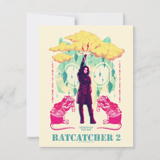 The Suicide Squad | Ratcatcher 2 Illustration Note Card (Front)