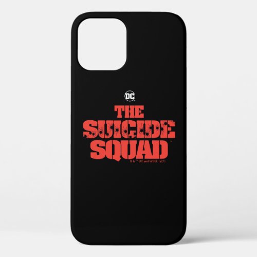 The Suicide Squad  Red and Black Logo iPhone 12 Case