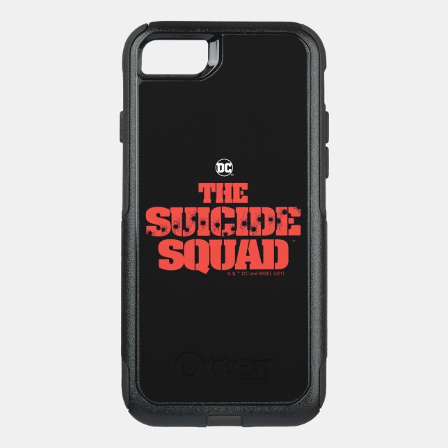 The Suicide Squad | Red and Black Logo Otterbox iPhone Case (Back)