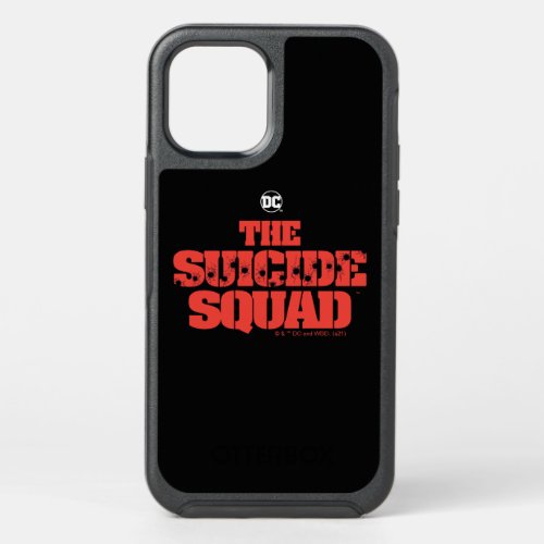 The Suicide Squad  Red and Black Logo OtterBox Symmetry iPhone 12 Case