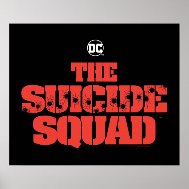 The Suicide Squad | Red and Black Logo Poster (Front)