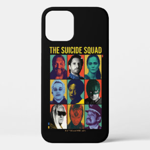 The Suicide Squad   Retro Grid With Amanda Waller iPhone 12 Case
