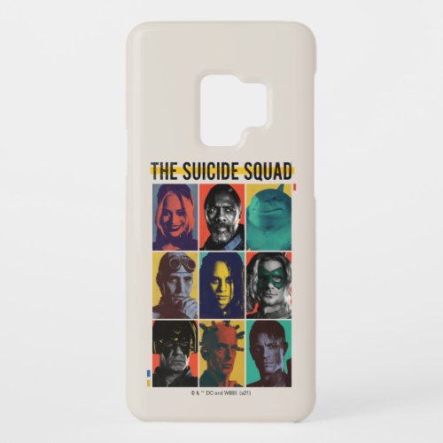 The Suicide Squad  Retro Grid With Harley Quinn Case_Mate Samsung Galaxy S9 Case