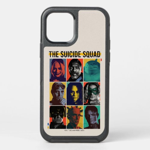 The Suicide Squad  Retro Grid With Harley Quinn OtterBox Symmetry iPhone 12 Case