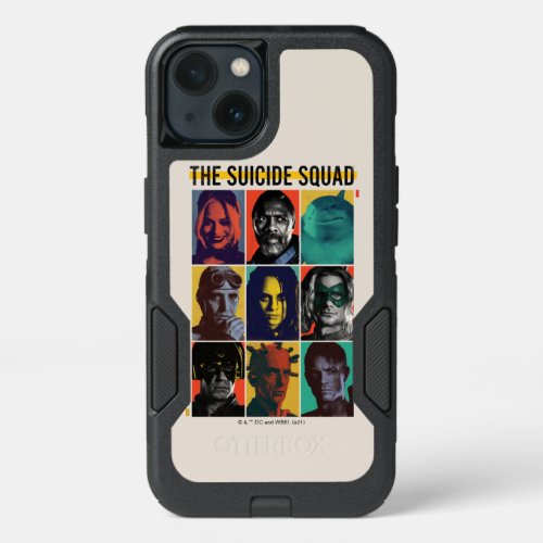 The Suicide Squad  Retro Grid With Harley Quinn iPhone 13 Case