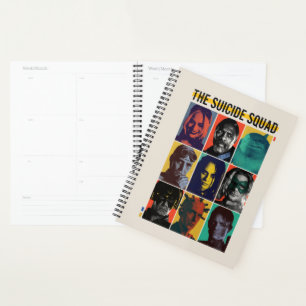 The Suicide Squad Retro Grid With Harley Quinn Planner