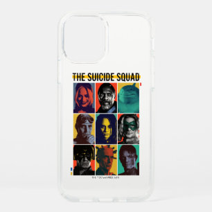 The Suicide Squad   Retro Grid With Harley Quinn Speck iPhone 12 Case
