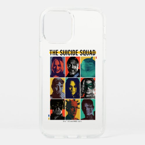 The Suicide Squad  Retro Grid With Harley Quinn Speck iPhone 12 Case