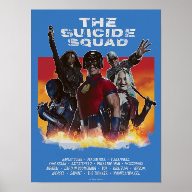 The Suicide Squad | Retro-Style Movie Poster (Front)