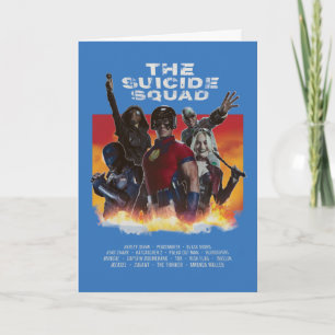 The Suicide Squad Retro-Style Movie Poster Card