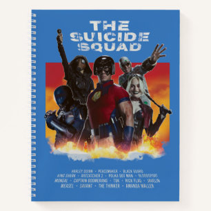 The Suicide Squad Retro-Style Movie Poster Notebook