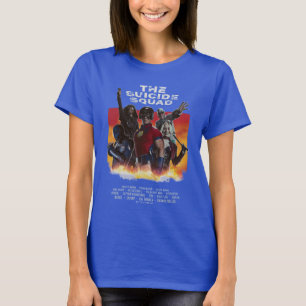 The Suicide Squad   Retro-Style Movie Poster T-Shirt