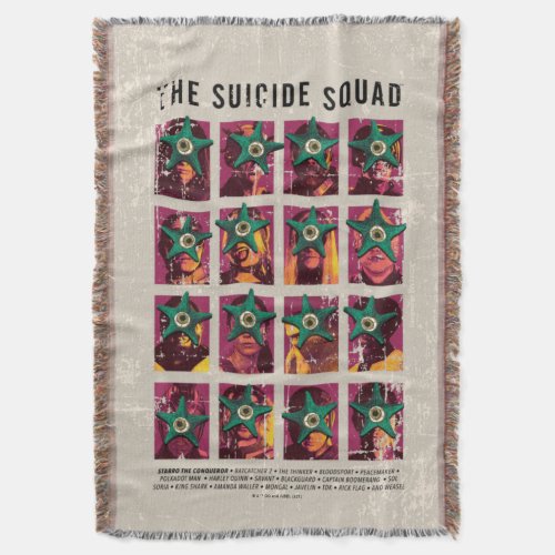 The Suicide Squad  Starro Squad Edition Throw Blanket