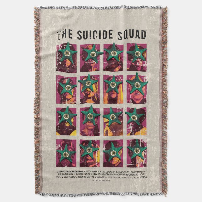 The Suicide Squad | Starro Squad Edition Throw Blanket (Front Vertical)