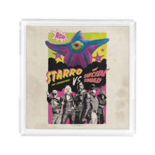 The Suicide Squad Starro Vs The Suicide Squad Acrylic Tray
