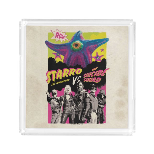 The Suicide Squad | Starro Vs The Suicide Squad Acrylic Tray (Front)