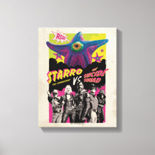 The Suicide Squad   Starro Vs The Suicide Squad Canvas Print