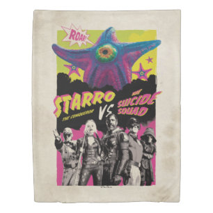 The Suicide Squad Starro Vs The Suicide Squad Duvet Cover