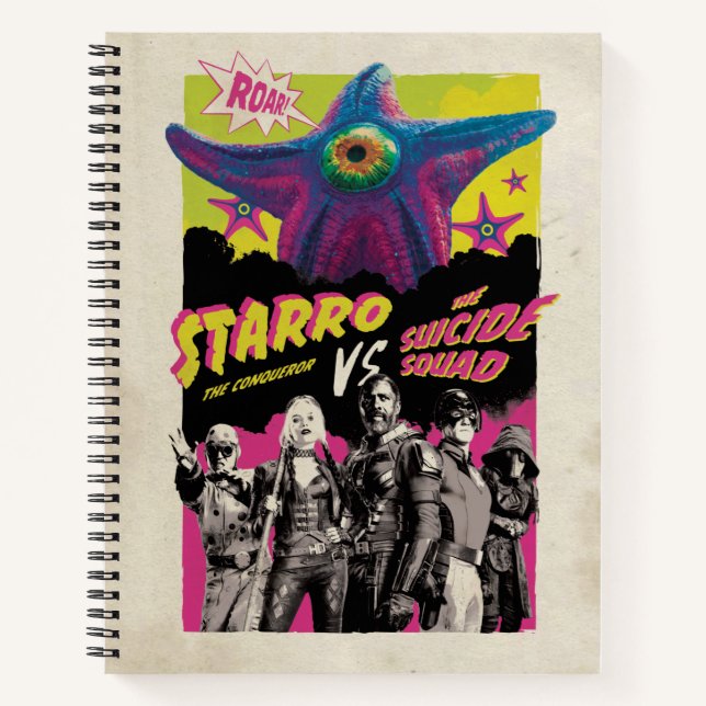 The Suicide Squad | Starro Vs The Suicide Squad Notebook (Front)