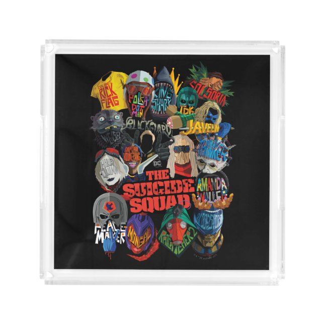 The Suicide Squad | Stylized Avatars Acrylic Tray (Front)