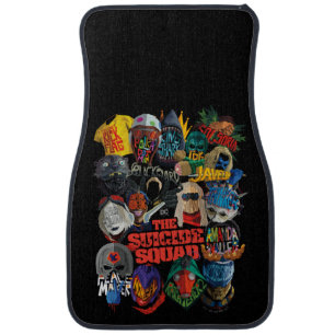 The Suicide Squad   Stylized Avatars Car Floor Mat