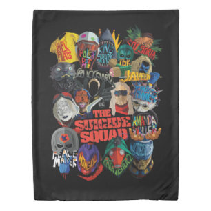 The Suicide Squad   Stylized Avatars Duvet Cover