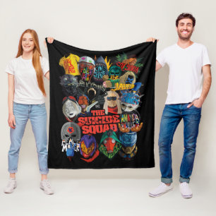 The Suicide Squad   Stylized Avatars Fleece Blanket