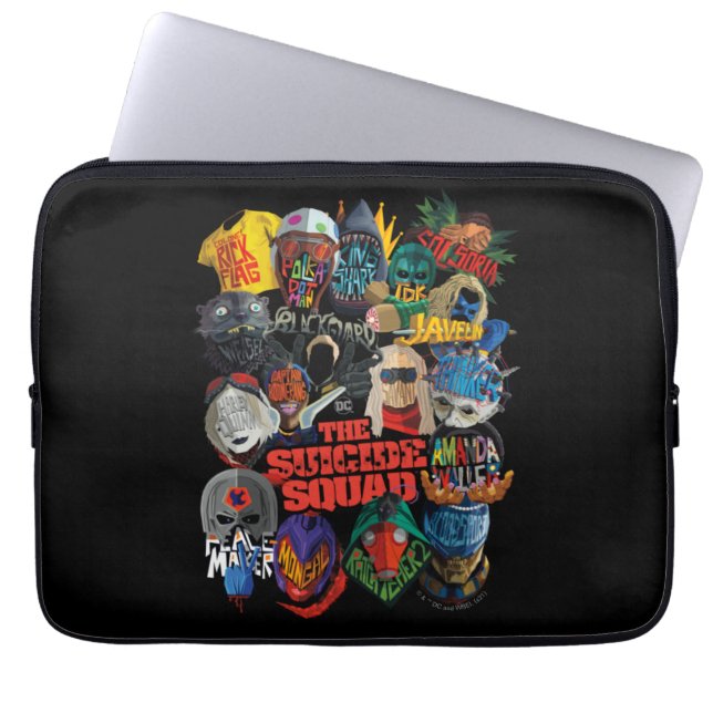 The Suicide Squad | Stylized Avatars Laptop Sleeve (Front)