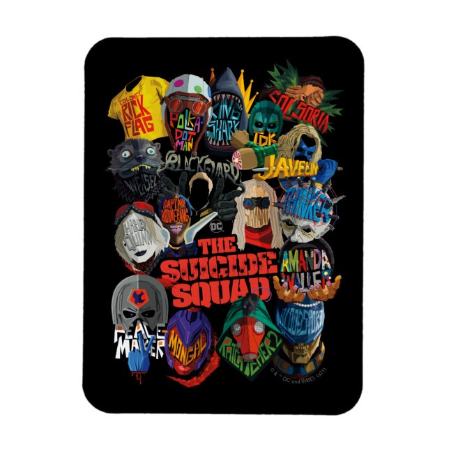 The Suicide Squad | Stylized Avatars Magnet (Vertical)