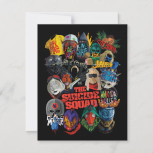 The Suicide Squad   Stylized Avatars Note Card