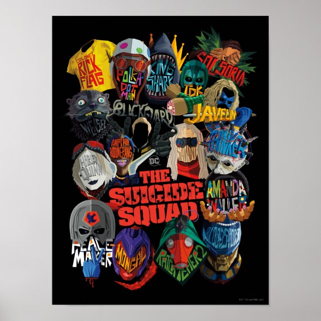 The Suicide Squad | Stylized Avatars Poster (Front)