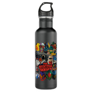 The Suicide Squad   Stylized Avatars Stainless Steel Water Bottle