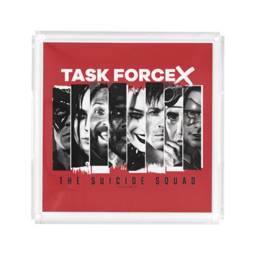 The Suicide Squad  Task Force X Acrylic Tray